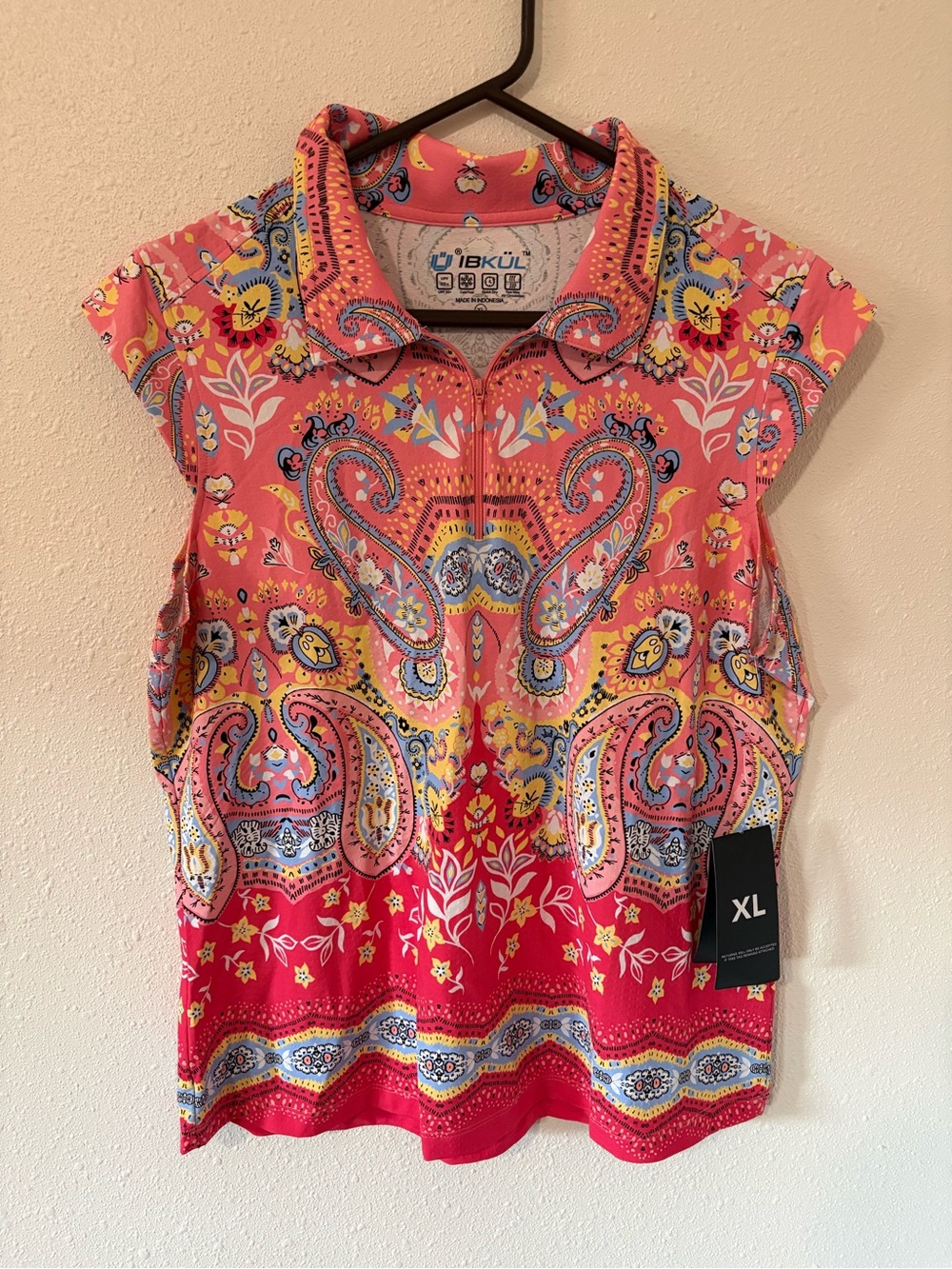 IBKUL Women’s Sleeveless Golf Sun Shirt